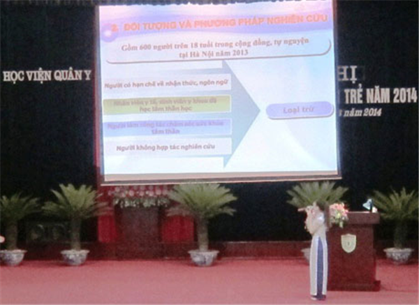 Hội nghị khoa học công nghệ tuổi trẻ Học viện Quân y năm 2014 